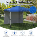 10 X 10 FT Pop up Canopy Tent with 1 Sidewall and Wheeled Bag by LJGDeals