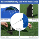 10 X 10 FT Pop up Canopy Tent with 1 Sidewall and Wheeled Bag by LJGDeals