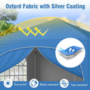 10 X 10 FT Pop up Canopy Tent with 4 Removable Sidewall by LJGDeals