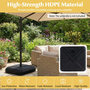 Cantilever Offset Umbrella Base with Wheels for Backyard Poolside by LJGDeals