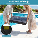 Cantilever Patio Umbrella Base 242 LBS Water and Sand Fillable Weighted Stand by LJGDeals