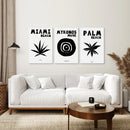 Trendy Black and White Travel Art Decor Set by Wall Art Set