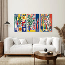 Modern Colorful Floral Matisse Wall Art Set by Wall Art Set