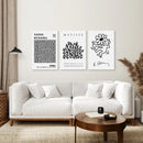 Black and White Matisse Art Set of 3 Posters by Wall Art Set