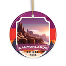 Canyonlands National Park Retro Style Ornament, Utah  Tourist Attraction and Gift