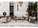 Capella Beige/Gray Living Room Set by Ornate Furniture