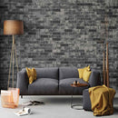 MSI Brickstone Charcoal Brick Porcelain Wall and Floor Tile