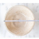 Handcrafted Cappuccino Beige Marble Vessel Sink In 16 Inch Round Polished