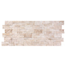 Cappuccino Marble 3D Ledger Panel 6"x24" – Split-Face Wall Tile, Full Truckload