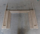 Cappuccino Beige Marble Hand-Carved Art Deco Fireplace Mantel 70x74