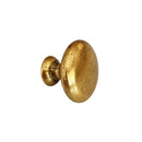 Round "Capri" Antique Brass Cabinet Knob
