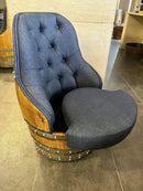 Luxury Whiskey & Wine Barrel Captain Chair with Hidden Safe (October Pre-Order)