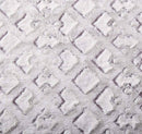 DaDa Bedding Luxury Dreamy Milky White & Purple Sherpa Backside Faux Fur Throw Blanket (M3395)