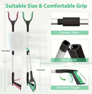 Heavy-Duty Steel Folding Trash Picker – 32" with Magnet & Anti-Slip Handle