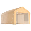 10 x 20 Feet Heavy-Duty Steel Portable Carport Car Canopy Shelter-Yellow by LJGDeals