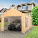 10 x 20 Feet Heavy-Duty Steel Portable Carport Car Canopy Shelter-Yellow by LJGDeals