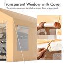 10 x 20 Feet Heavy-Duty Steel Portable Carport Car Canopy Shelter-Yellow by LJGDeals