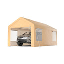 10 x 20 Feet Heavy-Duty Steel Portable Carport Car Canopy Shelter-Yellow by LJGDeals
