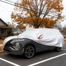 Car Cover for Automobiles 190 Inch Rain Sun UV Protection Universal Fit SUV Chevrolet Hyundai Kia Mazda by LJGDeals