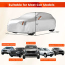 Car Cover for Automobiles 190 Inch Rain Sun UV Protection Universal Fit SUV Chevrolet Hyundai Kia Mazda by LJGDeals