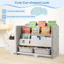 Car Themed Kids Toy Storage and Bookshelf by LJGDeals