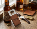 Caramel Leatherette Bottle Opener - 3.5" x 2" by creativegiftsdirect