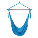 Caribbean Hammock Chair with Metal Spreader Bar Large Soft-Spun Rope Woven Swing by LJGDeals