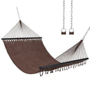 Caribbean Hammock with Spreader Bar for Patio Poolside by LJGDeals