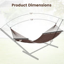 Caribbean Hammock with Spreader Bar for Patio Poolside by LJGDeals