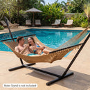 Caribbean Hammock with Spreader Bar for Patio Poolside by LJGDeals