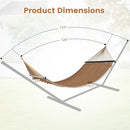 Caribbean Hammock with Spreader Bar for Patio Poolside by LJGDeals
