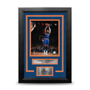 Carmelo Anthony Shooting Action New York Knicks 8x10 Framed Basketball Photo with Engraved Autograph by Dynasty Sports & Framing