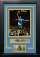 Carmelo Anthony Lay-Up Denver Nuggets 8x10 Framed Basketball Photo with Engraved Autograph by Dynasty Sports & Framing