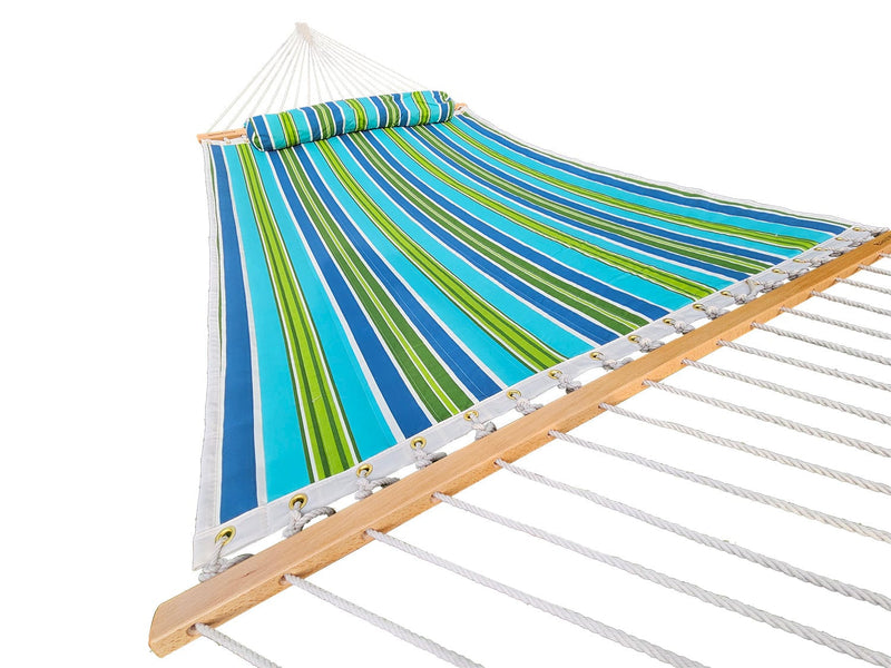 Deluxe Quilted Hammock with 3-Beam Stand