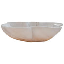 Handcrafted White Marble Vessel Sink Polished Natural Stone