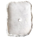 Carrara White Marble Vessel Sink Hand Chiseled Bathroom 16 By 22