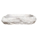 Carrara White Marble Vessel Sink Hand Chiseled Bathroom 16 By 22