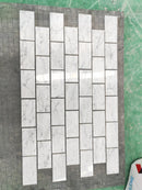 Bianco Carrara"C" Marble 4" x 4" Polished Tile