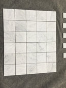 Bianco Carrara"C" Marble 3" Arabesque (Lantern) Polished Tile
