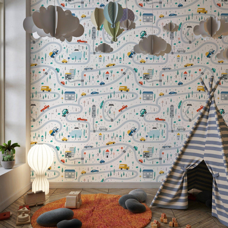 Boy's Room Wallpaper