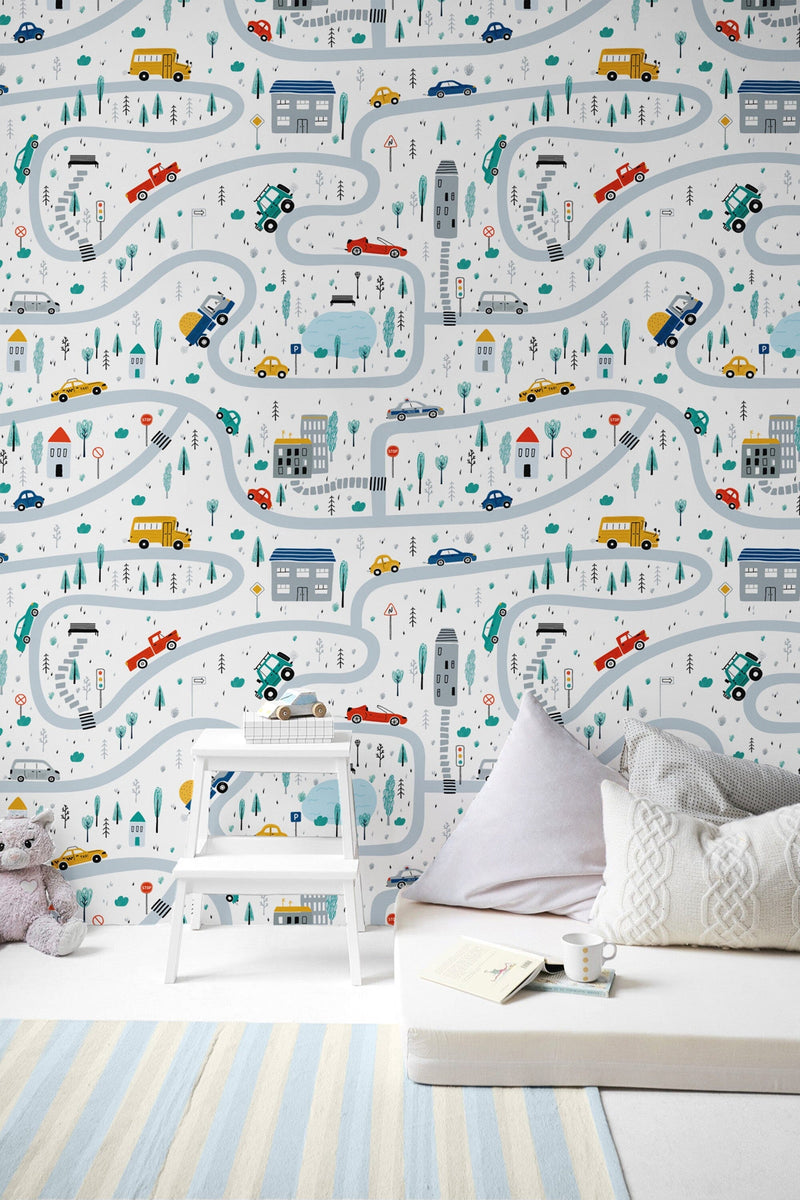 Boy's Room Wallpaper