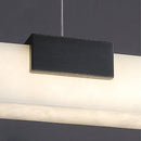 Alabaster Cary Black Pendant Light
