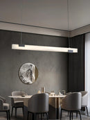 Alabaster Cary Black Pendant Light