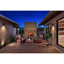 Casa blend 3D ledger panel 6X24 honed natural travertine wall tile LPNLTCASBLE624 3DH product shot multiple tiles our door view