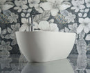 Cascade 63” Freestanding Solid Surface Bathtub