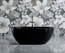 Cascade 59” Freestanding Solid Surface Bathtub