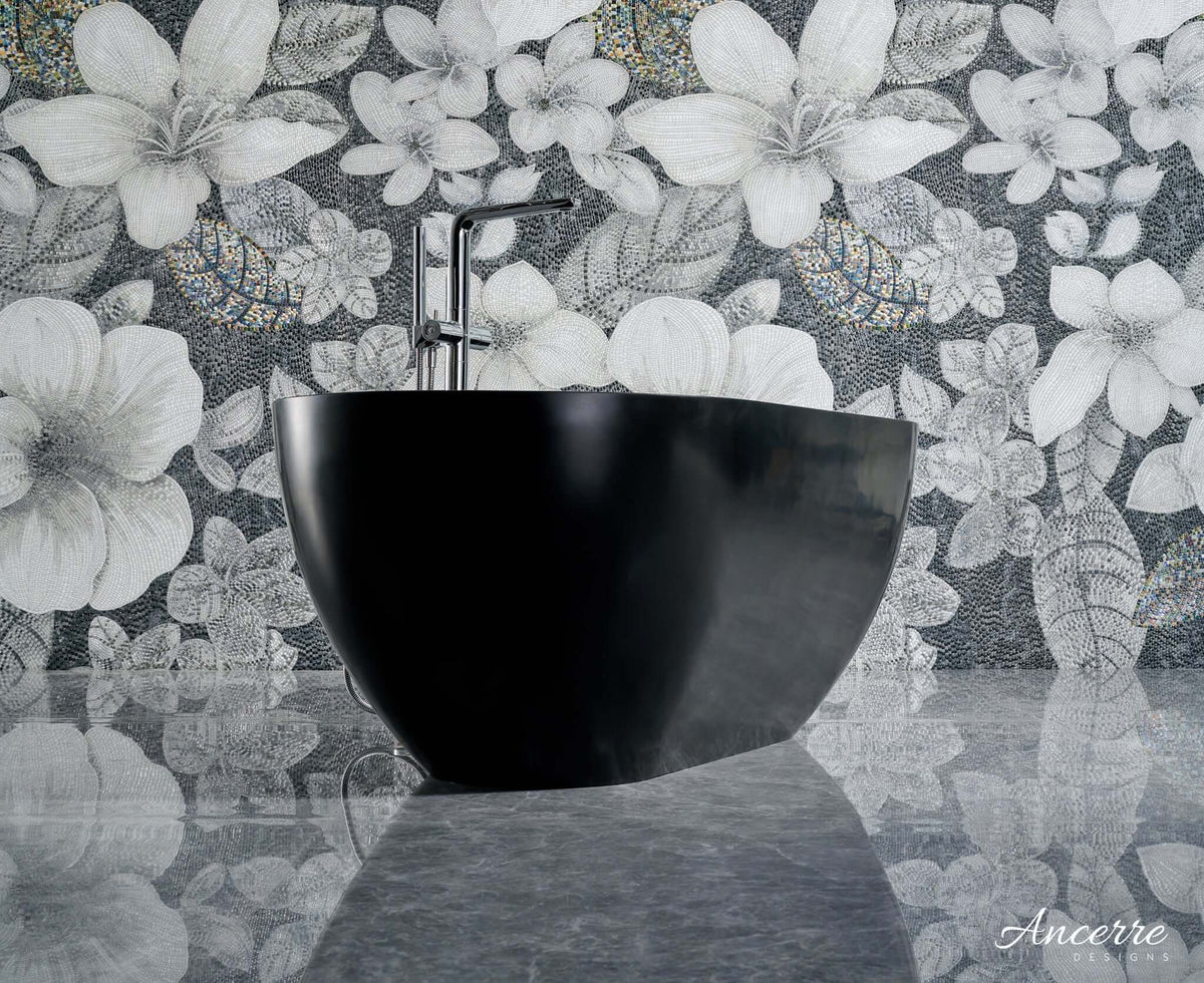 Cascade 59” Freestanding Solid Surface Bathtub, photo 23 of 25