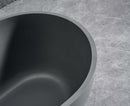 Cascade 59” Freestanding Solid Surface Bathtub