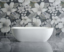 Cascade 59” Freestanding Solid Surface Bathtub