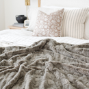 PATTERNED FAUX FUR XL THROW BLANKETS by Saranoni